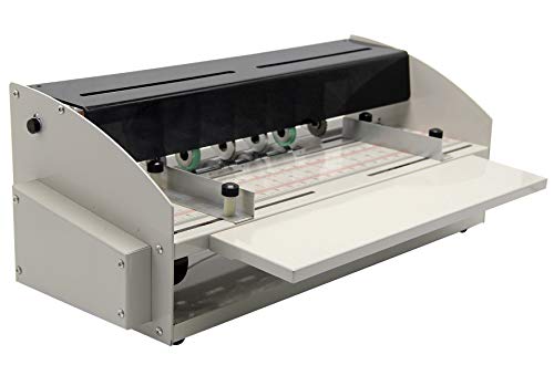 NEWTRY 110V 18.5inch 470mm Electric Creasing Machine Creaser Scorer Perforator Cutter 3in1 Combo Paper Cutting Creasing Perforating Machine