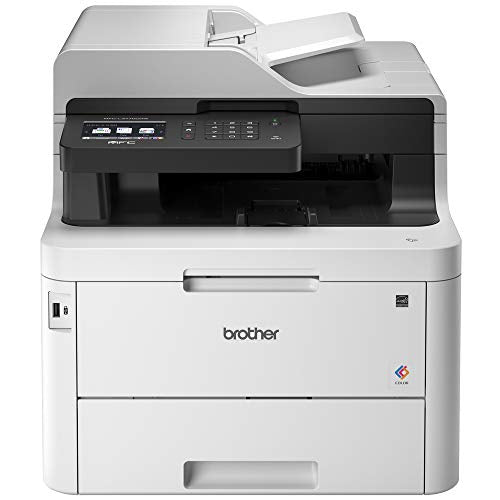 Brother MFC-L3770CDW Compact Wireless Digital Color All-in-One Printer with NFC, 3.7” Color Touchscreen, Automatic Document Feeder, Wireless and Duplex Printing and Scanning
