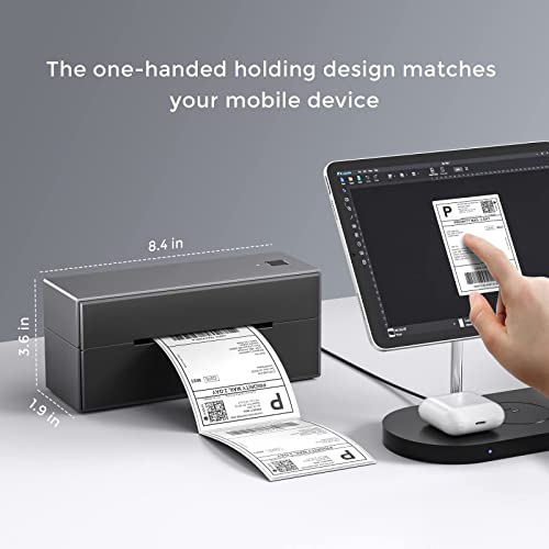 MUNBYN Bluetooth Thermal Label Printer & Thermal Direct Shipping Label 、Shipping Scale