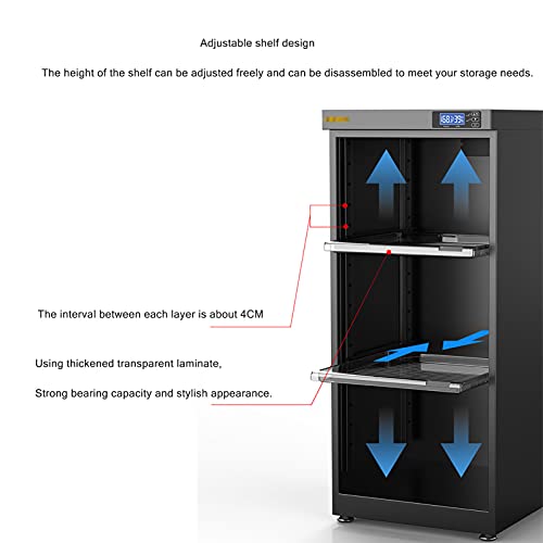 CLING 105L 4-Layer Camera Lens Dehumidifying Dry Cabinet