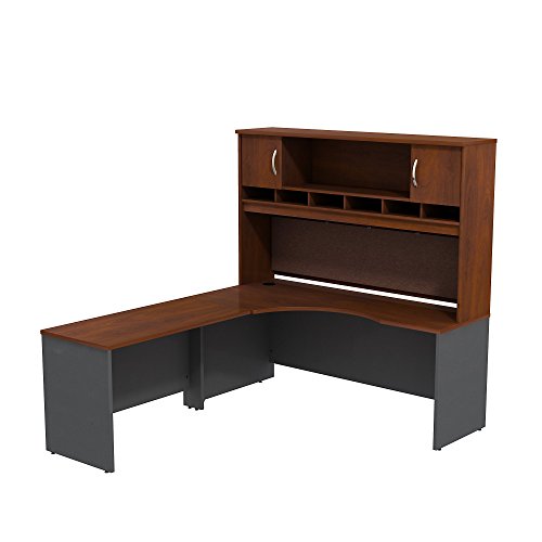 Series C 72W Left Hand Corner L Desk with 72W 2-Door Hutch