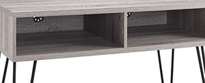 Ameriwood Home Owen Retro TV Stand for TVs up to 42", Weathered Oak