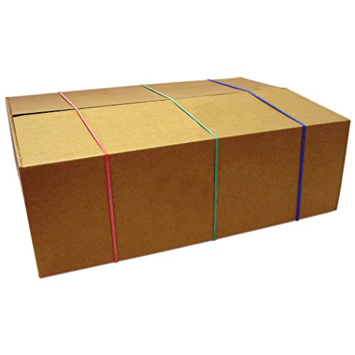 Alliance Rubber 24012 SuperSize Bands, 12" Red Large Heavy Duty Latex Rubber Bands (25 lb carton contains approx. 60-70 bands per lb)