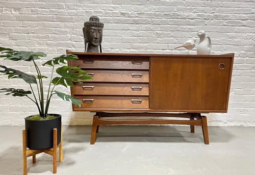 Lschool Asymmetrical Mid Century Modern Credenza/Media Stand/Sideboard