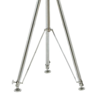 Urban Designs Imported 78" Aluminum Sealight Adjustable Tripod Floor Lamp - Silver
