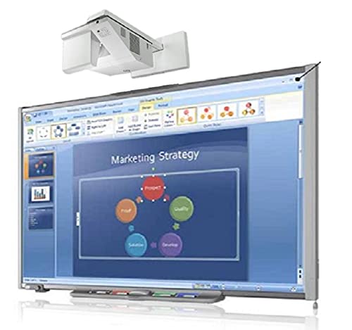 SMART Electronic Interactive Dry Erase Board (7ft x 4ft) with Short Throw Projector & Speakers