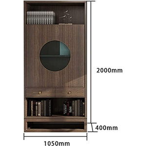 None Chinese-Style Bookcase Setting Shelf Cabinet - Elegant Luxury Storage for Office or Study