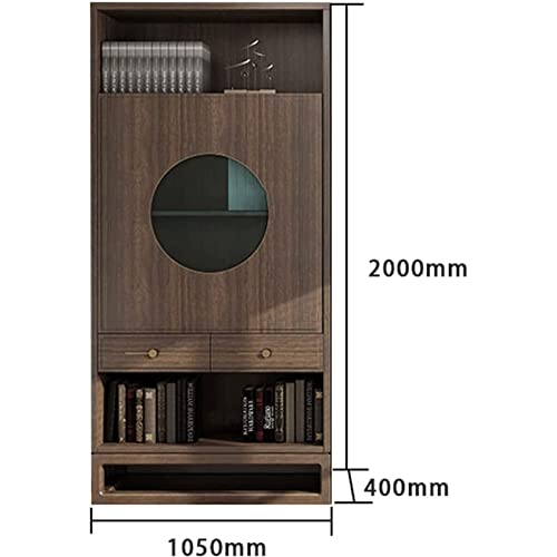 Chinese-Style Bookcase Setting Shelf Cabinet - Elegant Luxury Storage for Office or Study