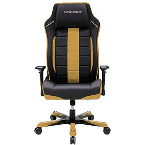 DXRacer OH/BF120/NC Boss Series Black and Coffee Gaming Chair - Includes 1 free cushion and Lifetime warranty on frame