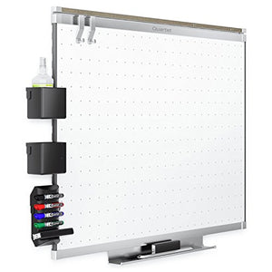 Quartet Whiteboard, White Board, Dry Erase Board, 4' x 3', Aluminum Frame, Prestige 2 Total Erase (TE544AP2)