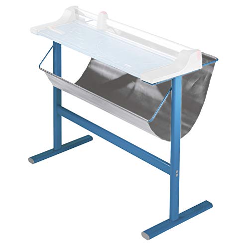 Dahle 798 Trimmer Stand w/Paper Catch, Ensures Optimal Height, German Engineered, Steel, for Dahle 448 Premium Rolling Trimmer