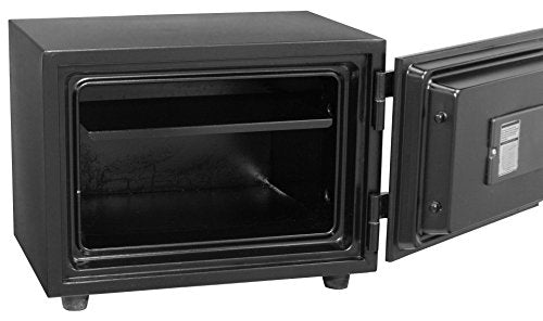 Honeywell Safes & Door Locks - 2112 Steel 1 Hour Fireproof and Water Resistant and Security Safe with Dual Digital Lock and Key Protection, 0.55-Cubic Feet, Black
