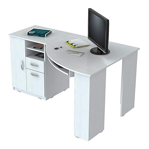 Inval ET-3415 Computer Desks, Laricina White
