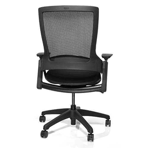 Lorell 59529 Serenity Chair, 40.5" x 25.3" x 23.3", Black