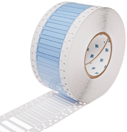 Brady PS-187-2-WT 2" Width x 0.335" Height, B-342 Heat-Shrink Polyolefin, Matte Finish White PermaSleeve Wire Marking Sleeve, One-Sided Printable (Pack of 2500)