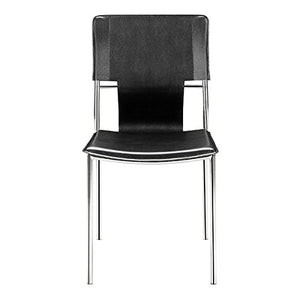 Zuo Trafico Dining Chair (Set of 4), Black