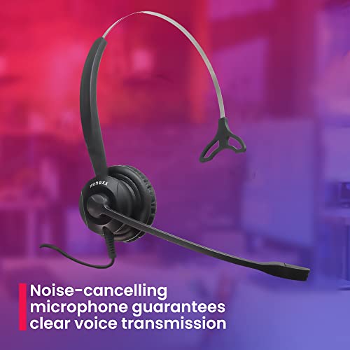 Global Teck Worldwide XS 825 Headset Bundle of 10 - Compatible with Avaya, Yealink, Polycom, Cisco, Mitel, Nortel, Toshiba