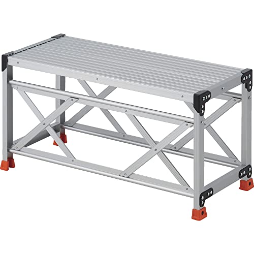 TRUSCO TSF-1105 Work Tread, 1 Tier, Height 0.2 ft (0.5 m), Top Plate 39.4 x 15.7 inches (1000 x 400 mm)