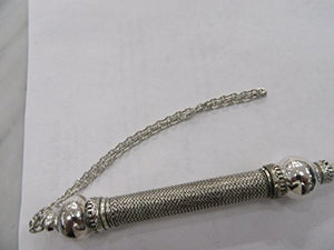 Yad Sterling Silver Filigree Torah Pointer 10" with Chain by Yad