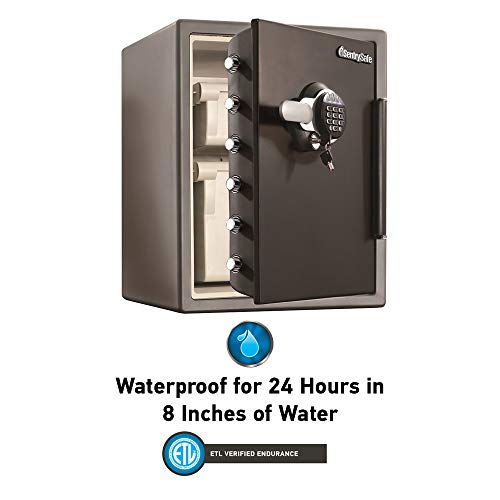 SentrySafe SFW205GQC Fireproof Safe and Waterproof Safe with Digital Keypad 2.05 Cubic Feet Black