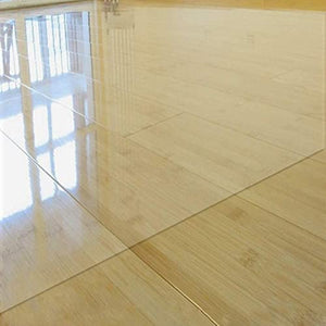 LOLILI Chair Mat, PVC Transparent Plastic Carpet for Hard Floor Protection - Non-Slip, Wearable, Soft Glass Mat (2mm, 140x200cm)