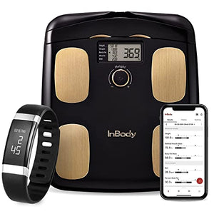 InBody Bundle - H20N Smart Full Body Composition Analyzer Scale (Midnight Black) + Band 2 Activity Tracker with Body Composition, Sleep Monitor, and Notifications (Midnight Black)