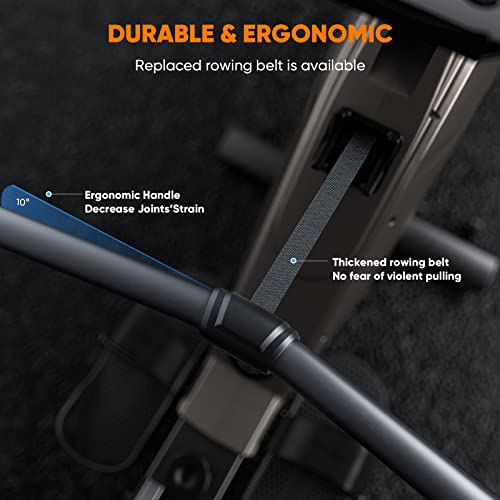 Niceday Rowing Machine for Home Use, Hyper-Quiet Magnetic Rower with16 Resistance Levels