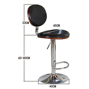 SHPEHP Multifunctional Black Drafting Chair - 360 Degree Rotation Bar Stool with Hydraulic Seat Adjustment