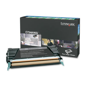 Lexmark C734A1KG C734 C736 X734 X736 X738 Toner Cartridge (Black) in Retail Packaging