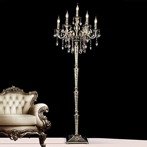 EESHHA Modern Crystal Floor Lamp