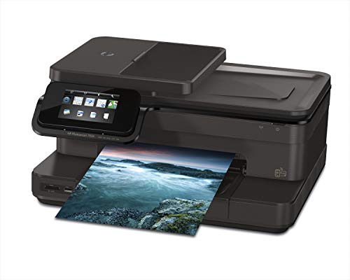HP Photosmart 7525 e-All-in-One Inkjet Printer: 4.3" Touch Screen , Wireless, Duplex Print, Copy, Scan, Fax