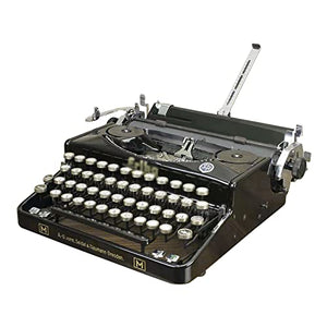 Amdsoc Metal English Typewriter Decoration 30 * 30 * 10CM