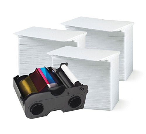 Fargo DTC1250e ID Card Printer & Complete Supplies Package with Bodno Software