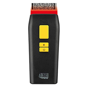 NuScan 3500TB - Portable Commercial 2D Wireless Barcode Scanner with Detachable Magnetic Cable, Antimicrobial, CCD Sensor, with Bluetooth for POS, Smartphones, and Tablets