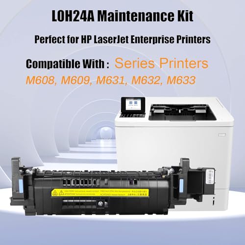 Ademon Fuser Maintenance Kit Compatible with M607/M608/M609/M631/M632/M633 - Includes RM2-1256 Fuser & 5 Sets of J8J70-67904