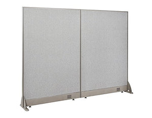 GOF Freestanding Office Partition - Large Fabric Room Divider Panel, 60" W x 48" H