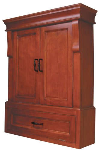 Pegasus NAC02633 Naples Wall Cabinet, Warm Cinnamon