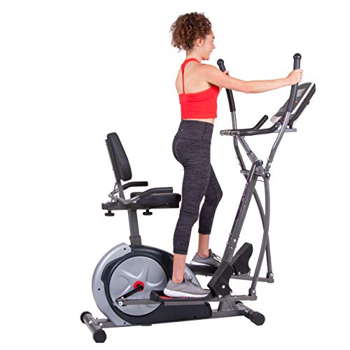 Body Champ 3-in-1 Exercise Machine, Trio Trainer Plus Two, Silver