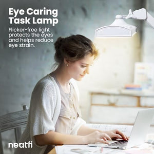 Neatfi LED Desk Lamp with Clamp, 3 Light Modes, Dimmable - 3,500 Lumens