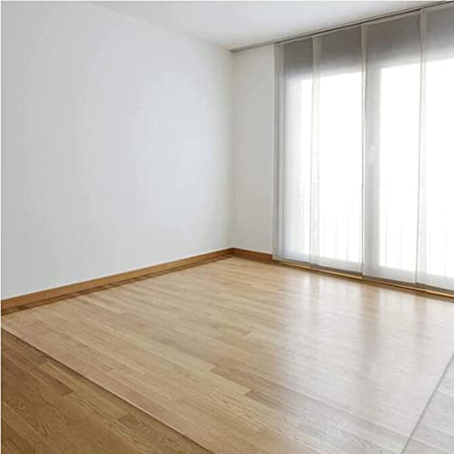 HOBBOY Transparent Hard-Floor Chair Mat - Non-Slip, Wear-Resistant, 1mm Thick - Clear Floor Protector for Hard Surface Floors - 61