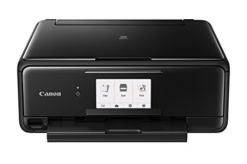Canon TS8120 Wireless All-In-One Printer with Scanner and Copier: Mobile and Tablet Printing, with Airprint(TM) and Google Cloud Print compatible, Black