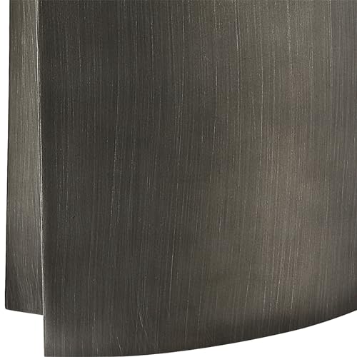 Uttermost V-Groove 1-Light Contemporary Table Lamp Gray/White