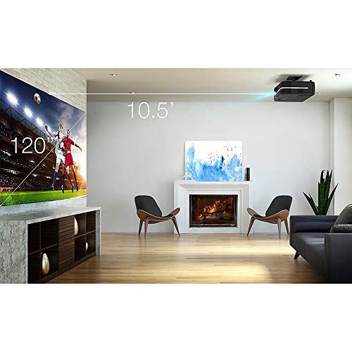 Optoma UHD51A Amazon Alexa Enabled 4K Ultra High Definition Projector All in One Home Theater Bundle