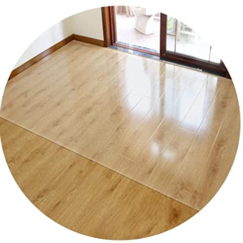 ZHOUHONG Desk Chair Mat 2mm PVC Non-Slip Transparent Floor Protector - Multiple Sizes