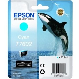 Epson T760220 T760220 (760) UltraChrome HD Ink Cyan