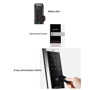 Gateman WV200 Digital Door Lock Master Mode Security Keyless Pin+RFID Silver