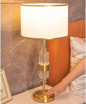 Generic Crystal Desk Lamp Advanced Touch Control Bedside Study Living Room Bedroom Desktop