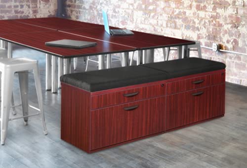 Regency Double Lateral Low Credenza, 60", Mahogany