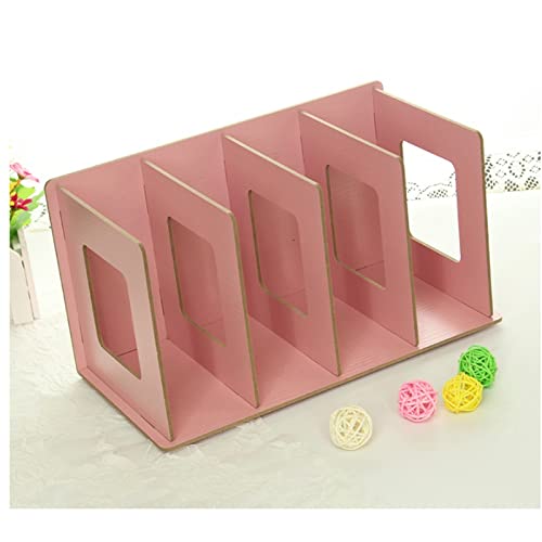GRETD Bookshelf Storage Rack Multi-Function Stationery Storage Box Assembling Office for School Bookshelf Shelf