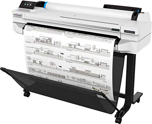 HP DesignJet T525 Large Format Wireless Plotter Printer - 36", with Mobile Printing (5ZY61A)